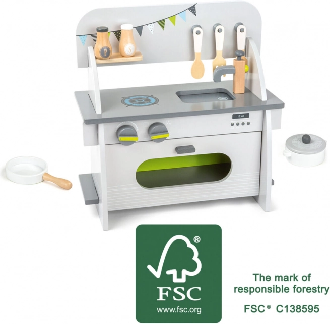 Lesena otroška kuhinjica Compact small foot
