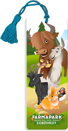 3D knjižno kazalo Prime – živalice iz Farmaparka