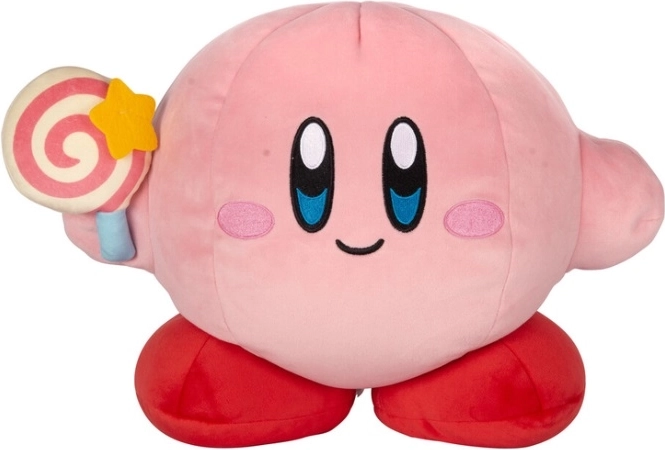 TOMY Mocchi mega plišasta igrača Kirby z liziko