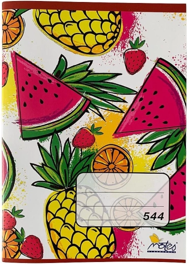 Zvezek A5, 40 listov, črtan iz brezlesnega papirja