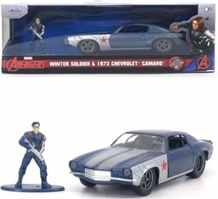 Jada Marvel Avengers Winter Soldier in 1973 Chevrolet Camaro 1:32