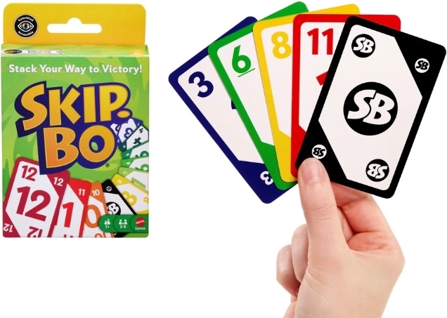 Mattel Skip-Bo družabna igra s kartami