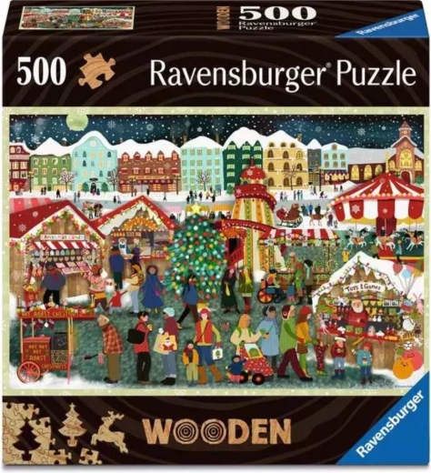 Ravensburger lesene puzzle Čarobnost božiča 500 kosov