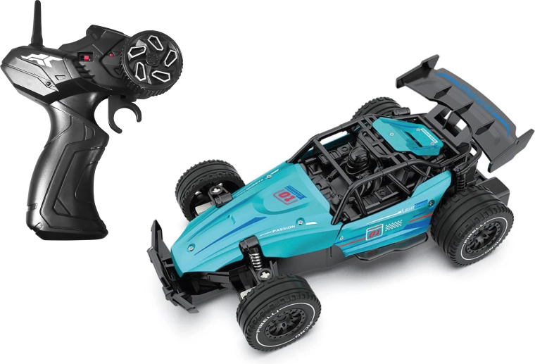Kovinski RC-avtomobil na daljinsko upravljanje, 21 cm