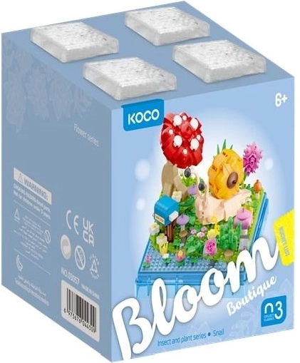 KOCO gradbeni komplet Bloom Boutique polž 625 delov - 1 kos