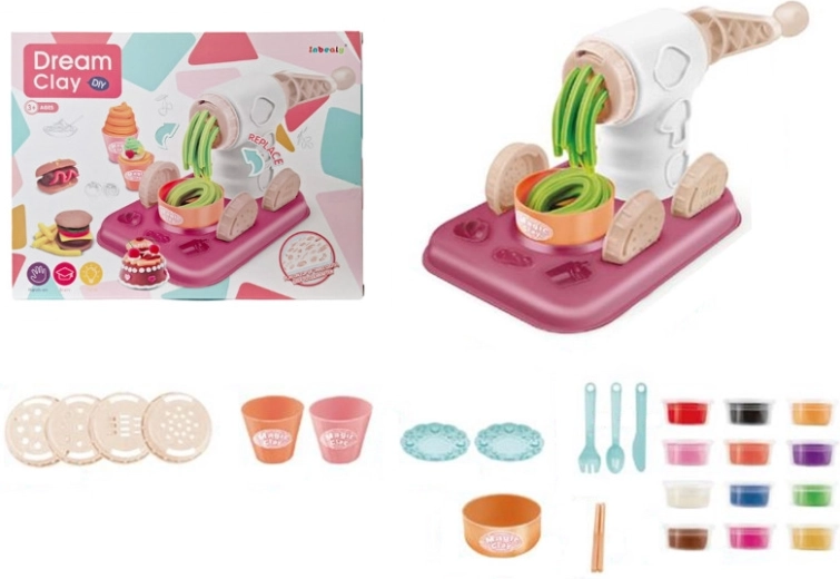 Plastelin z iztiskalnikom in dodatki