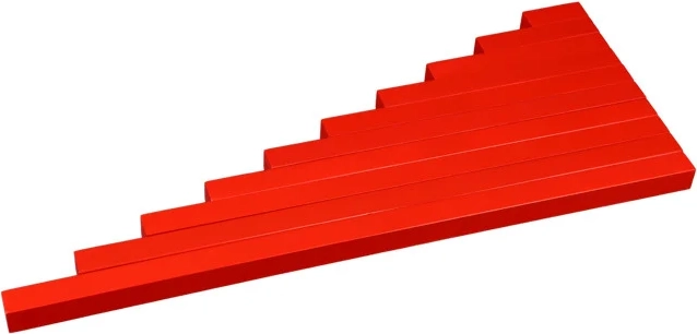 Moyo Montessori Red Rods – reduced version - 1 piece