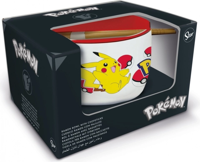 Pokémon ramen skleda in palčke darilni set