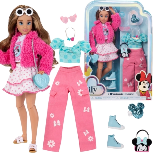 Disney ILY 4Ever modna punčka, navdihnjena z Minnie, z dodatki 30 cm