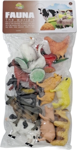 Figurice domačih živali – set 12 kosov