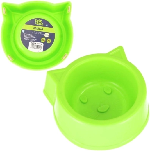 Green pet bowl