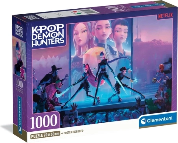Puzzle 1000 kosov K‑Pop Demon Hunters