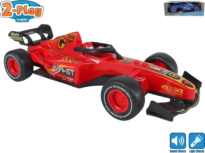 2-Play Traffic friction-powered formula race car 26 cm with light and sound