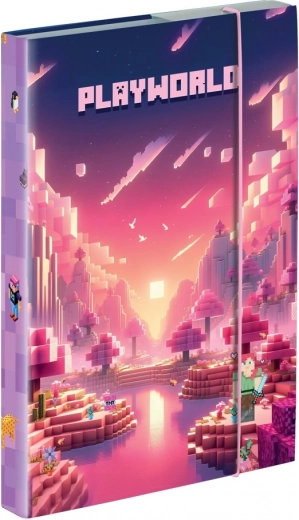 Škatla za zvezke A4 Playworld Girl