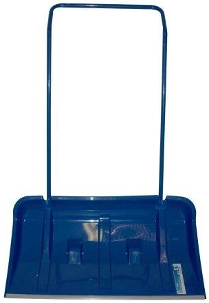 Plužna lopata za sneg z aluminijastim robom in kolesi 82 × 42 cm