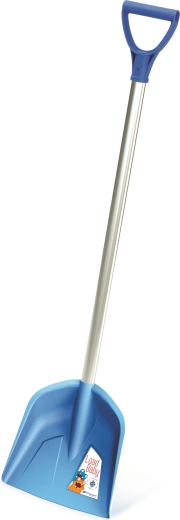 Otroška lopata z aluminijastim ročajem svetlo modra