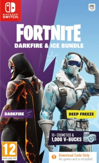 Nintendo Switch FORTNITE Darkfire & Ice Bundle – digitalni paket z 1.000 V‑bucks