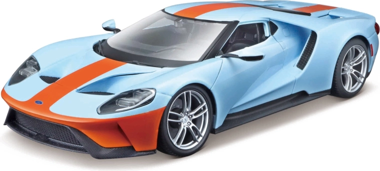 Maisto 2017 Ford GT modro-oranžen 1:18