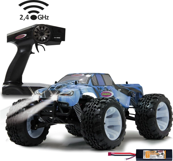 Jamara Ice Tiger električni RC monster truck 4WD 1:10 z LED-osvetlitvijo