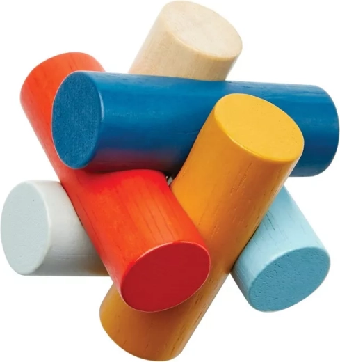 PlanToys logična sestavljanka valjčki