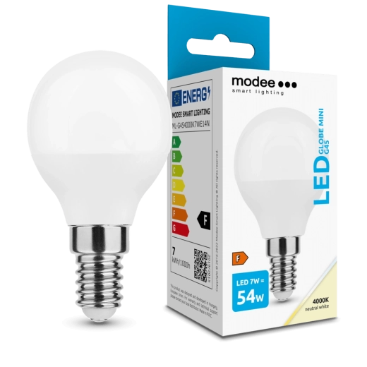 Modee LED žarnica Globe Mini G45 7 W E14 nevtralno bela