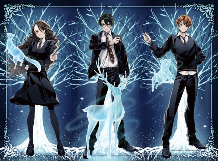 Ravensburger svetleči puzzle Harry Potter: Patrón 500 kosov