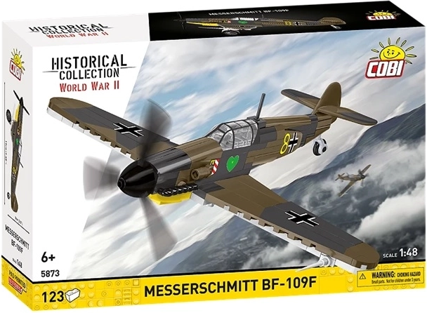 Cobi Historical Collection WWII Messerschmitt BF-109F komplet za sestavljanje letala 1:48 (123 delov)