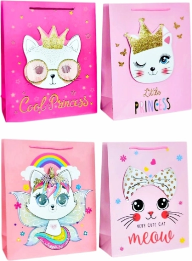 Darilna vrečka za deklice L