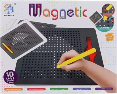 Magnetna tabla s kroglicami in karticami
