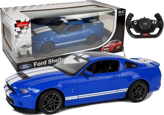 Daljinsko vodeni avto Ford Shelby GT500 Rastar v merilu 1:14 modra