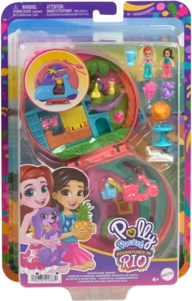 Polly Pocket Skuter Pustolovščina - Kompaktni Igralni Set