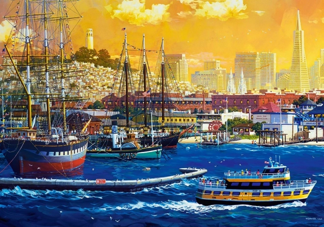 Sestavljanka Pristanišče San Francisco 500 kosov