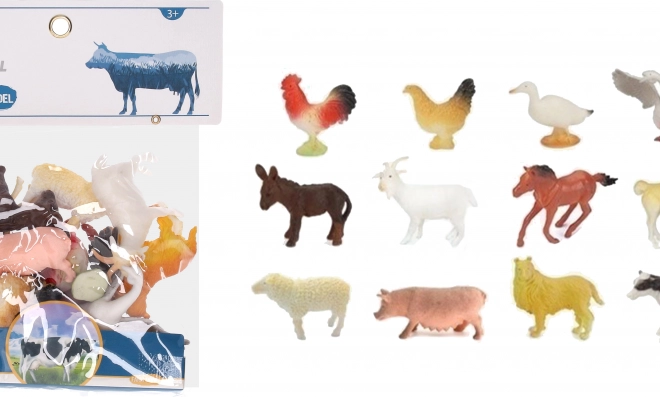 Set 12 figuric živali iz kmetije