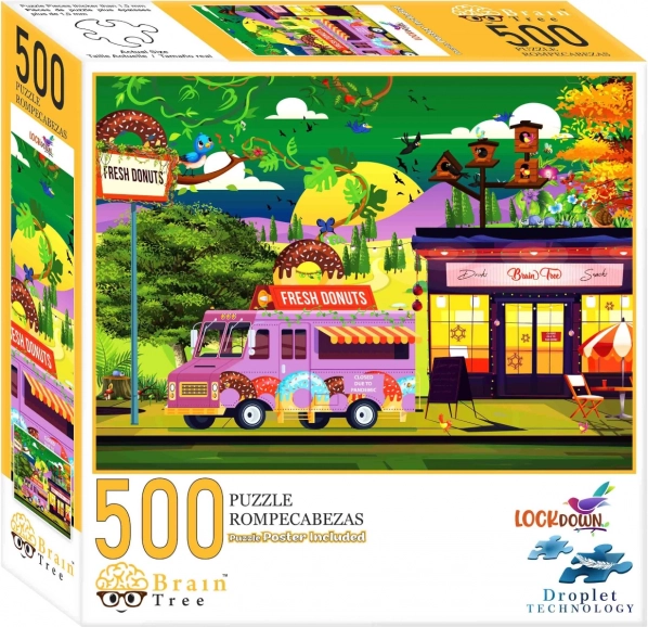 Brain Tree Puzzle Zaprt Svet 500 kosov