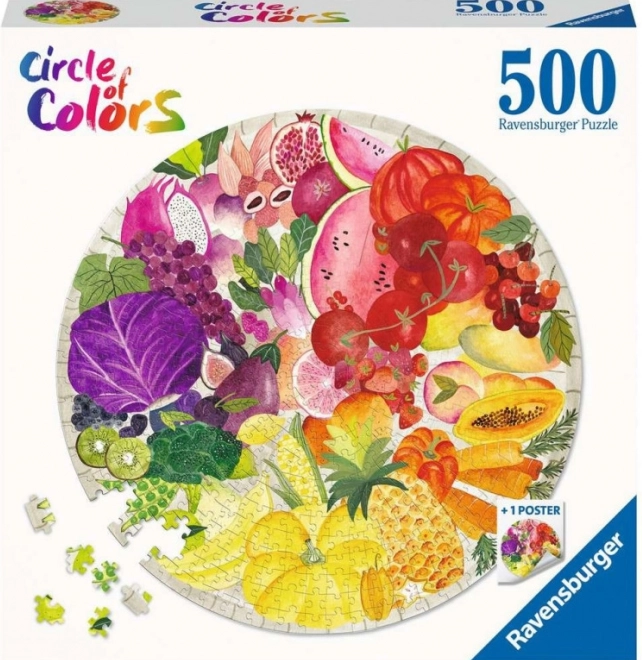 Uganka Ravensburger sadje in zelenjava simfonija 500 kosov