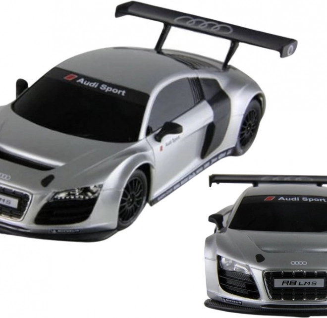 Avto R/C 1:24 daljinsko upravljano športno Audi R8 LMS srebrno