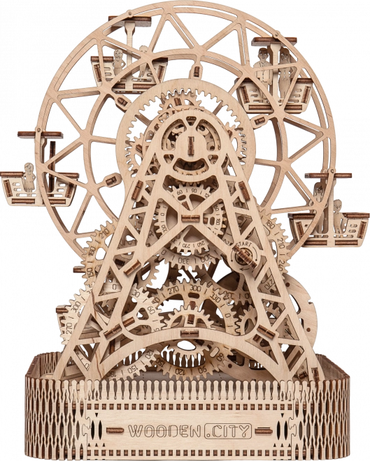 Lesen model ruskega kolesa WOODEN CITY
