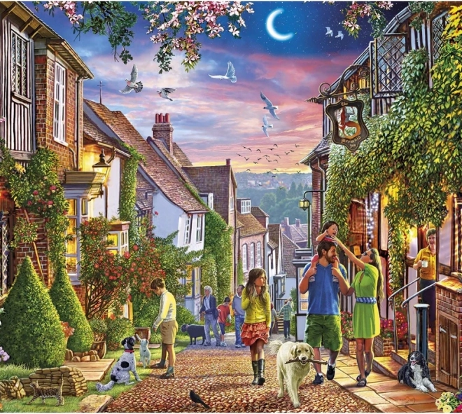 Puzzle GIBSONS Mermaid Street, Rye 1000 koščkov