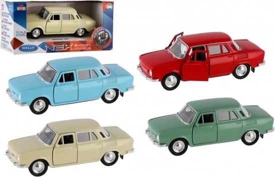 Kovinski model Škoda 100 1:34 z odpirajočimi se vrati
