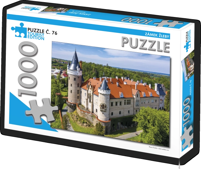Sestavljanka Grad Žleby 1000 kosov Turistična edicija