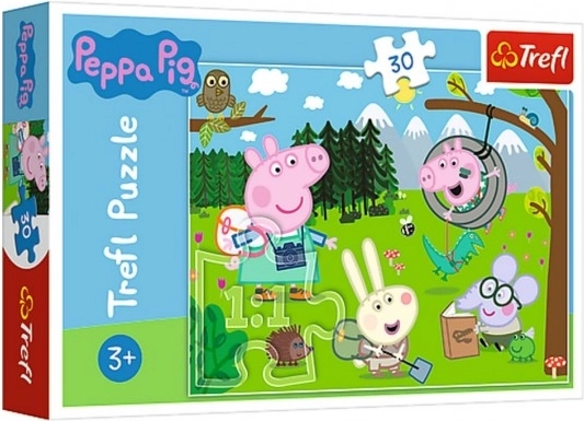 Puzzle Trefl Pujsa Pepa Gozdna Pustolovščina 30 kosov