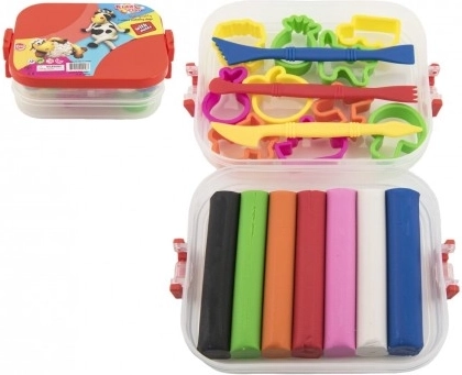 Set modelov in izrezovalnikov v plastični škatli