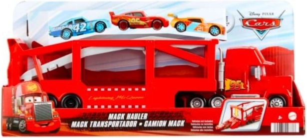 Auta MANIEK Transporter – rdeči tovornjak za 12 avtomobilčkov