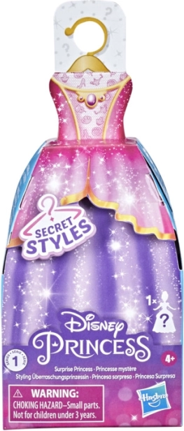 Disney Princess mini punčka – presenečenje v skrivnostnem slogu