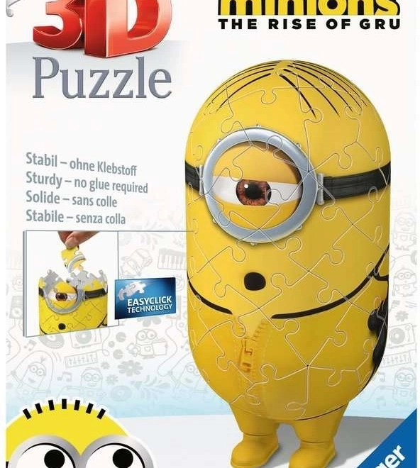3D sestavljanka Mimoni 2: Kung Fu od Ravensburger, 54 kosov