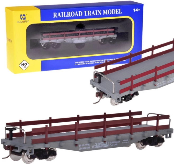 Odprt tovorni vagon za modelno železnico H0 1:87