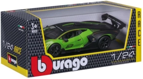 Bburago 1:24 Dirka Lamborghini Essenza SCV12 – Zelena