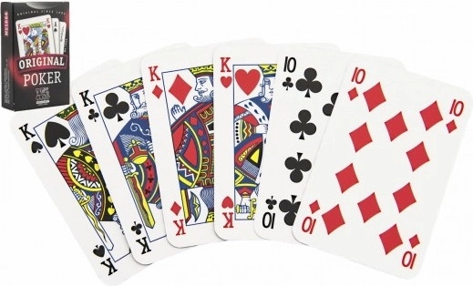 Igralne karte ORIGINAL POKER – univerzalni komplet 54 listov