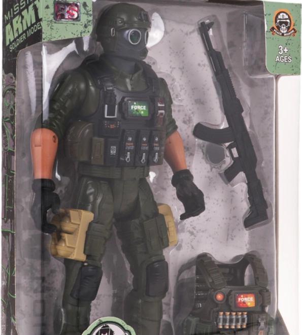 Figura vojaka z dodatki