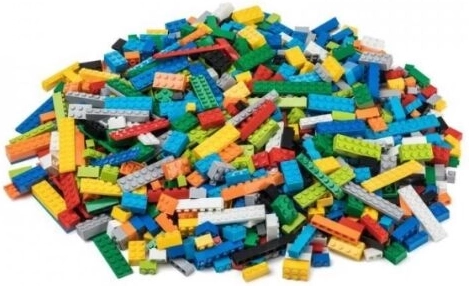Gradbeni set L-W Toys – osnovni težki set 1000 kosov
